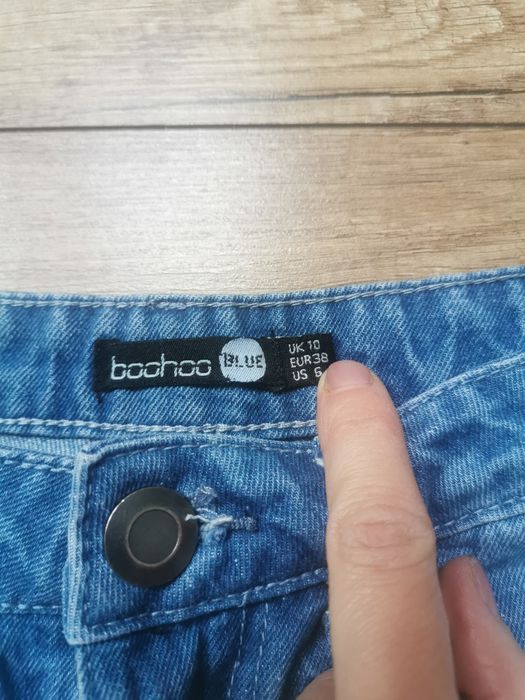 Dżinsy niebieskie Boohoo 38 M