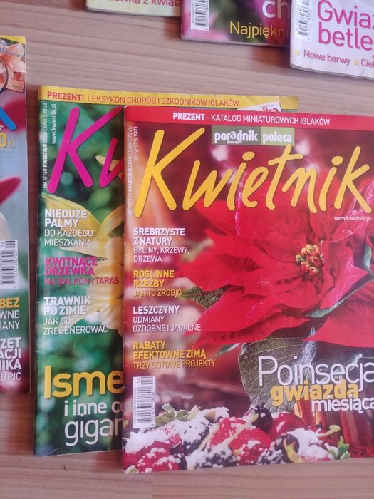 Czasopisma "Kwietnik" magazyny z lat 2005 -2010