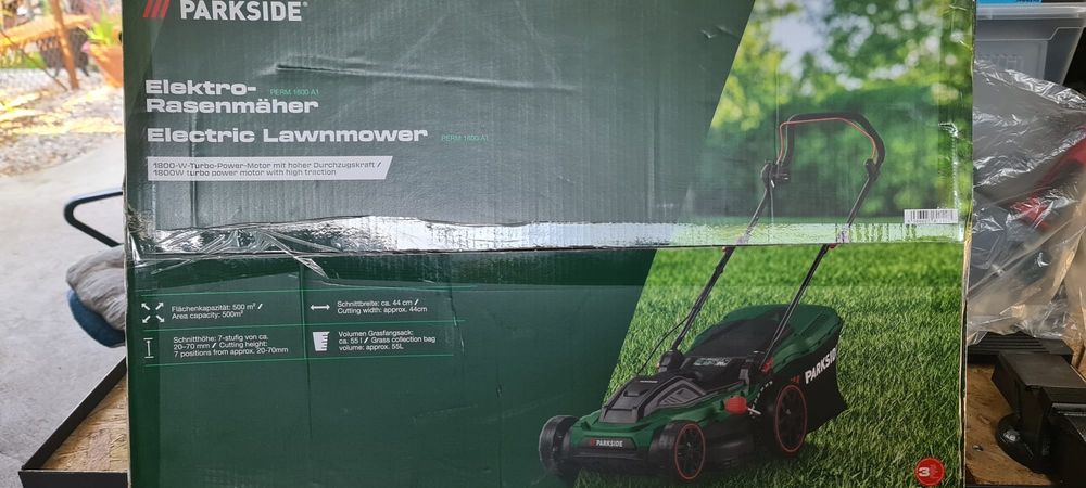 parkside kosiarka elektryczna 1800 w perm 1800 a1 paragon gwarancja  3lata