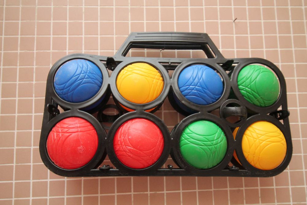 CONJUNTO DE BOLAS DE PETANQUE DE BOCCIA