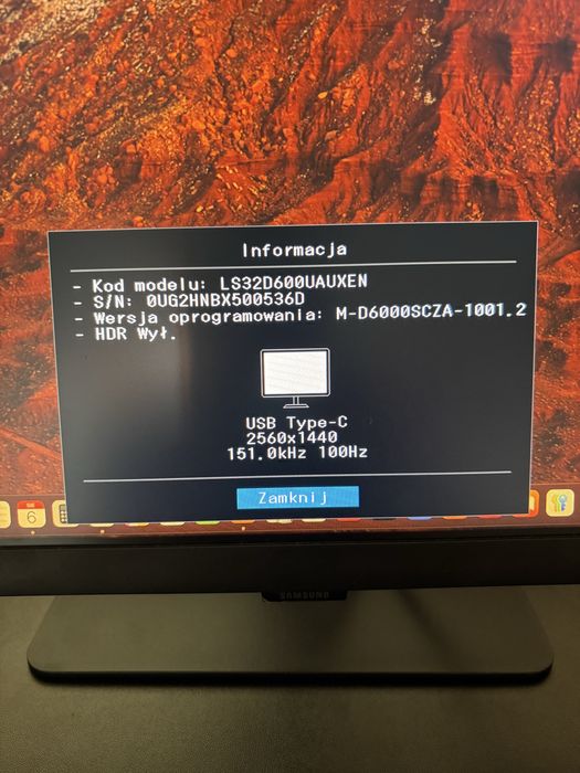 Monitor Samsung ViewFinity S6 32”