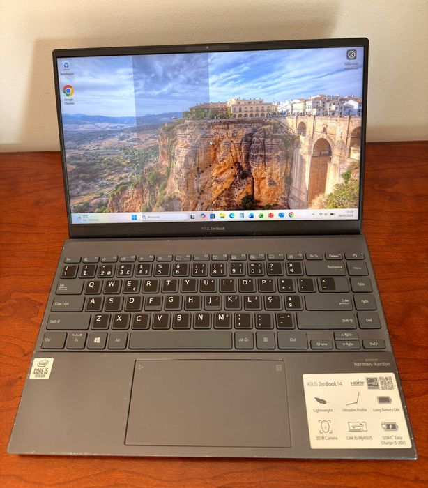 Asus ZenBook UX425J|14"FullHD|i5-1035G1|8Gb Ram|Ssd 512Gb|*Ler Anuncio