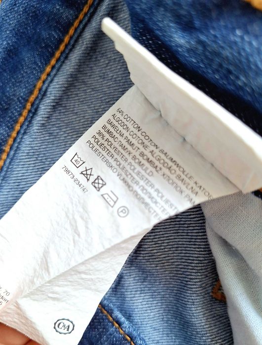 Jeansowe krótkie spodenki męskie rozmiar W33 M/L