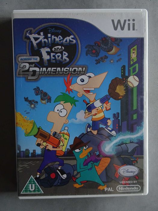 Jogo WII - Phineas and Ferb Across 2nd Dimension