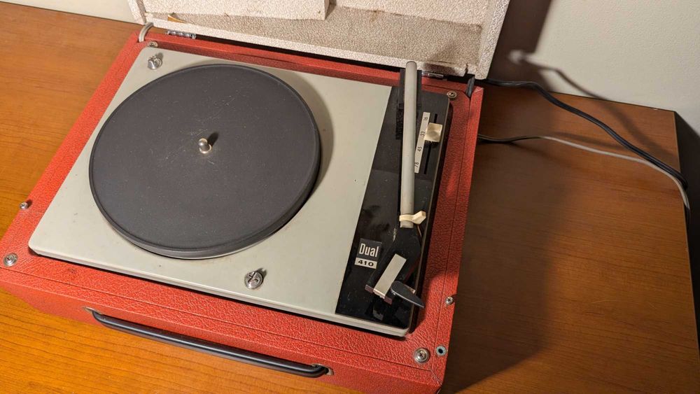 sprawny gramofon stereo Dual P410 - vintage 1967r.