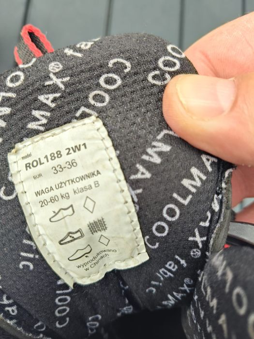 Rolki dziecięce  33-36 2W1