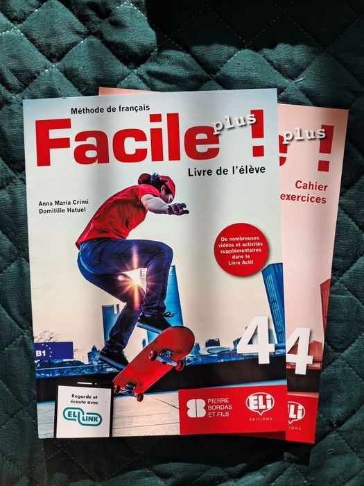 Facile plus 4 podręcznik i zeszyt ćwiczeń komplet