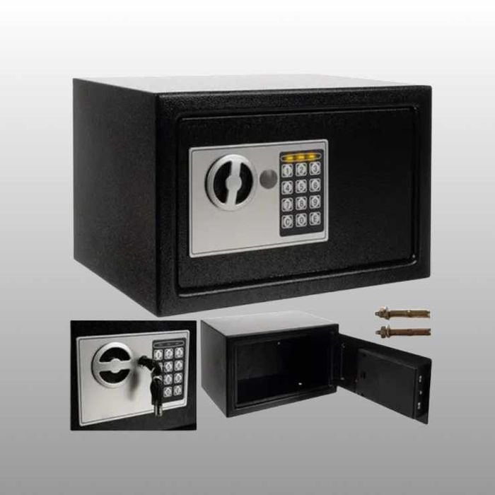 Сейф електронний 10 л з кодовим замком і ключами ТМ Malatec (Польща)