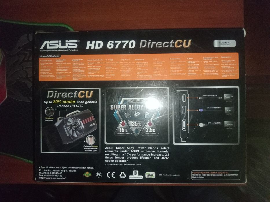 Asus HD6770 1 Gb