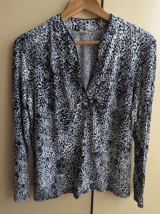 Damska bluzka czarno-biała