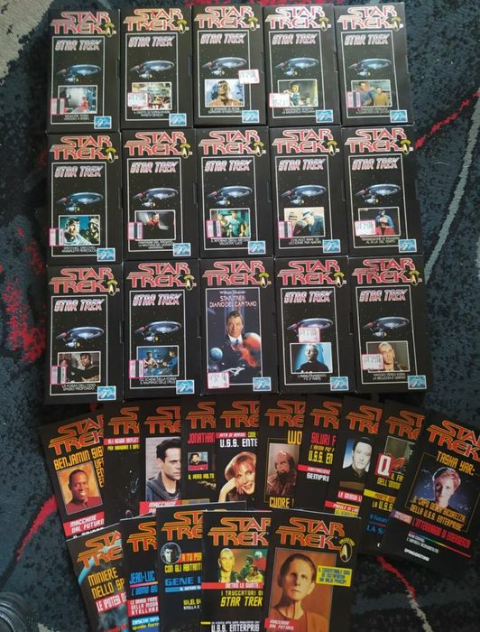 Star Trek kasety kaseta VHS Zestaw Collectors