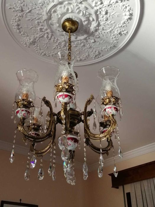 Candeeiro em cristal à venda