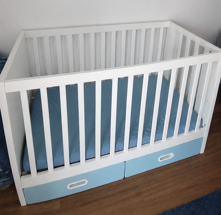 Berço IKEA STUVA 60x120 cm com 2 gavetas de arrumação