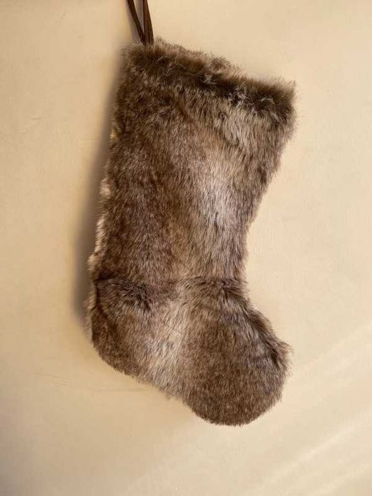 Bota de Natal de Pêlo para Pendurar