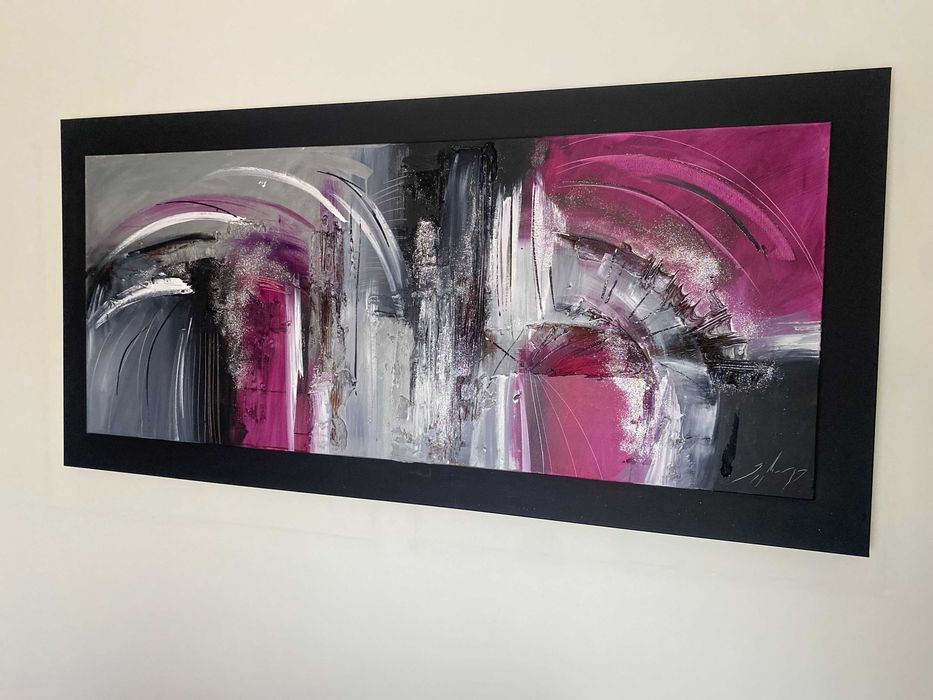 Quadro abstrato moderno - grande (1,90mX0,90m)