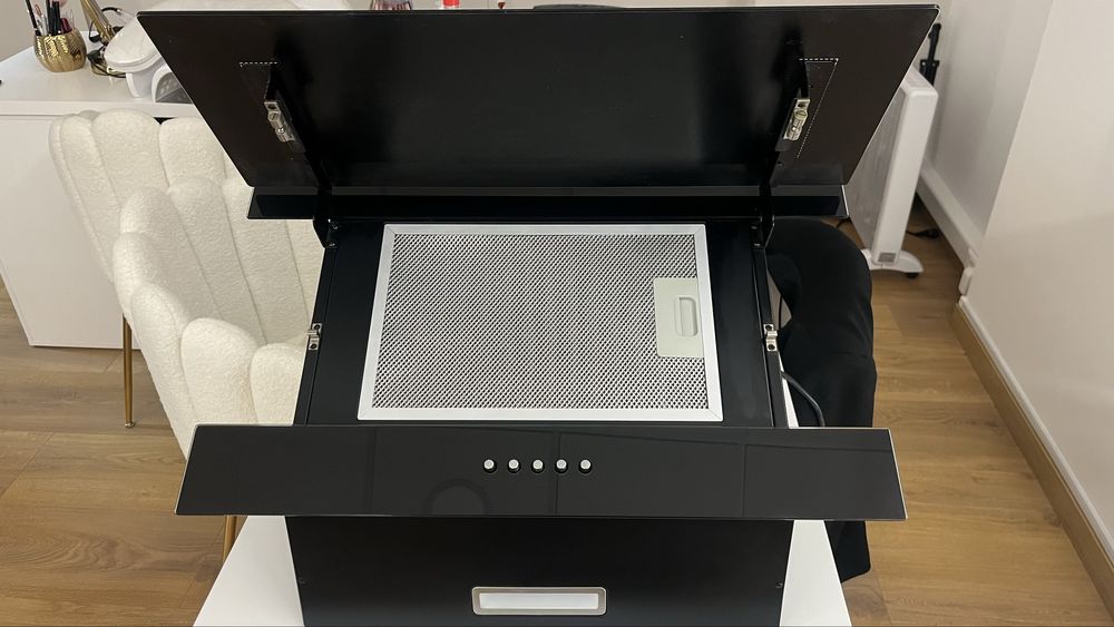 Exaustor de cozinha em vidro como novo