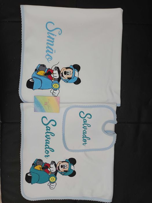 Artigos de bebé personalizados