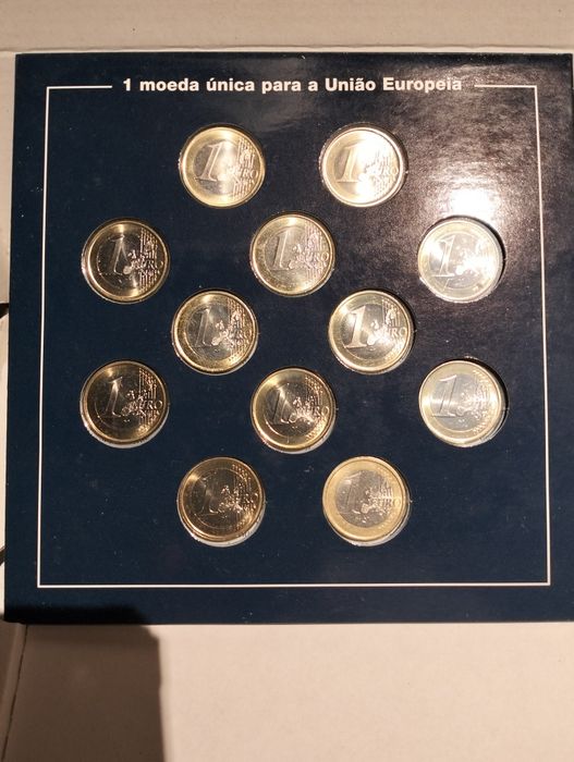 Coleção moedas comemorativas do euro. (ver desconto no texto)