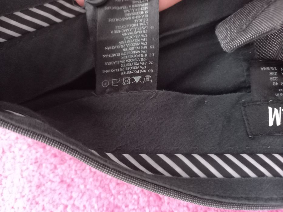 Spodnie H&M męskie wizytowe