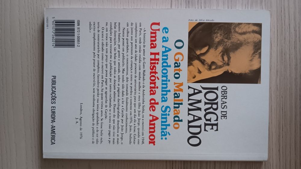 Jorge Amado, O Gato Malhado e a Andorinha Sinhá
