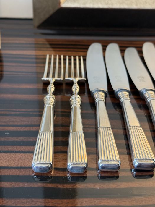 Peças Faqueiro Prata Topázio Caninhas