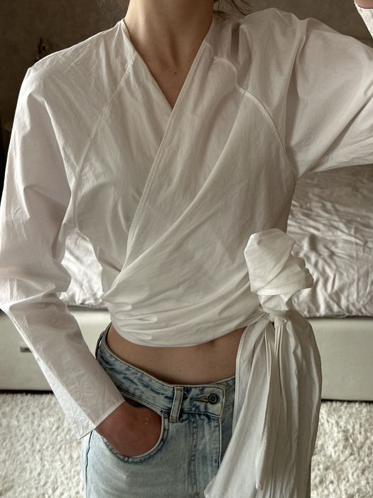 сорочка на завʼязку Massimo Dutti