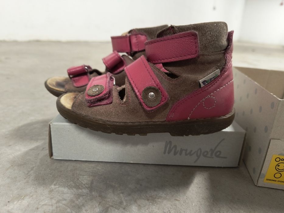 Sandałki Mrugała Porto, ortopedyczne, Sprandi Nelli blu