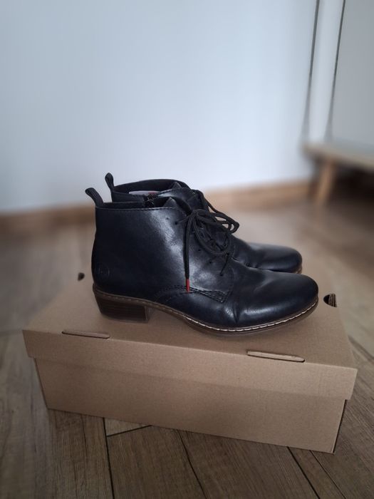 Buty damskie RIEKER 38 granatowe
