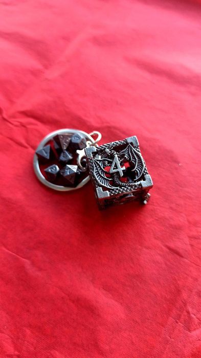Днд Дайсы маленькие металлические кубики для игры D&D подземелья