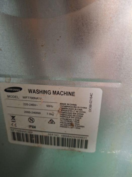 Máquina lavar roupa Samsung - Peças