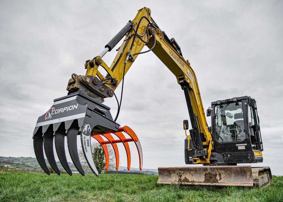 Chwytak do koparki MDE Scorpion S900 8-10 ton