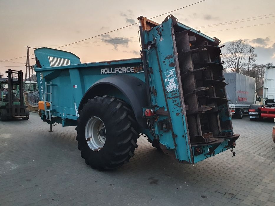 Rozrzutnik obornika Rolland Rollforce 5514 Własna hydraulika Gilotyna