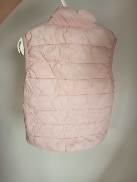 Dunnes Stores kamizelka puchowa pudrowy róż 104 cm 3-4 lata