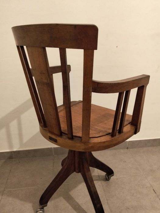 Cadeira rotativa de escritório Vintage