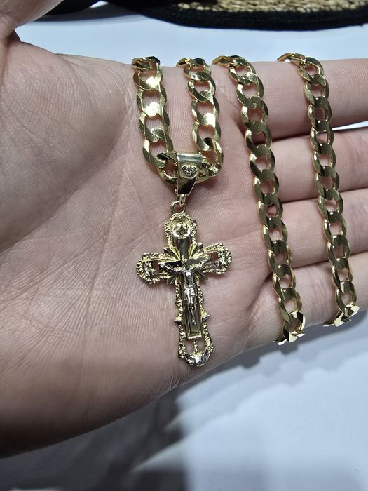 Nowy złoty Łańcuszek Pancerka Pr. 585 14K