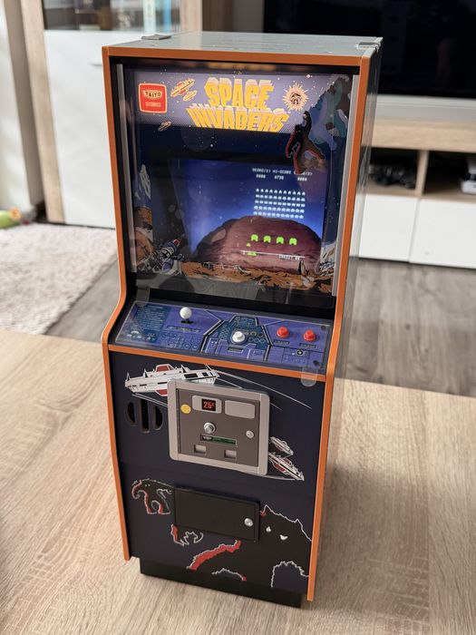 Replika automat do gry SPACE INVADERS Taitio Numskull SKALA 1:4 jak NOWY retro gaming