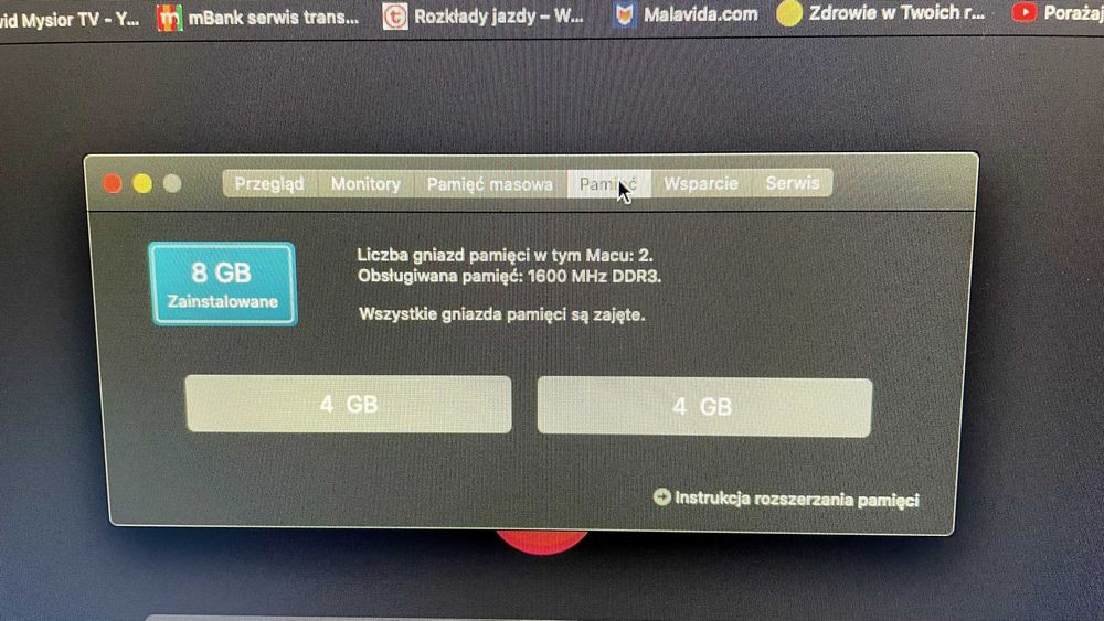 iMac 21,5 cali - late 2013,  Intel Core i5 2,7 GHz / 500 Gb  SSD !!