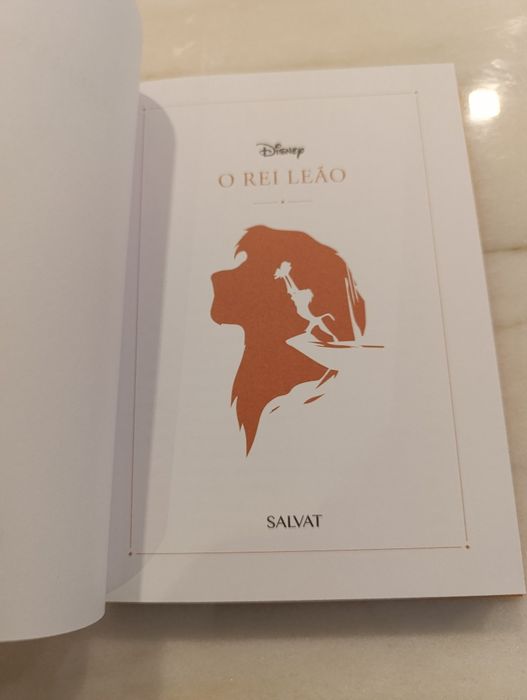 Livro  O rei leão da Disney