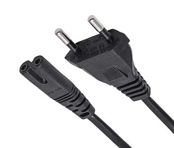 50x kabel zasilający Ósemka 1m-2m do radia tv