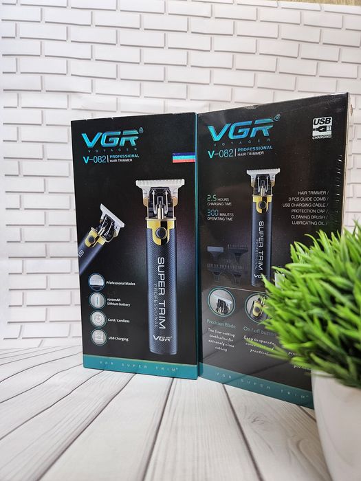 Професійний Тример vgr 082 для бороди  тімер голови  триммер оригінал