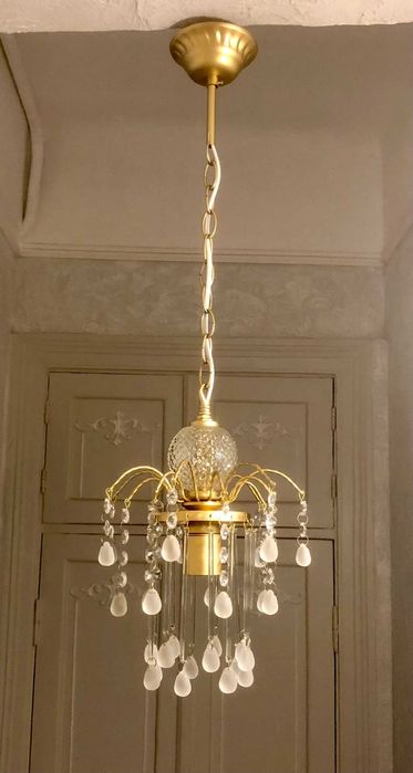 Хрустальная люстра. Винтаж