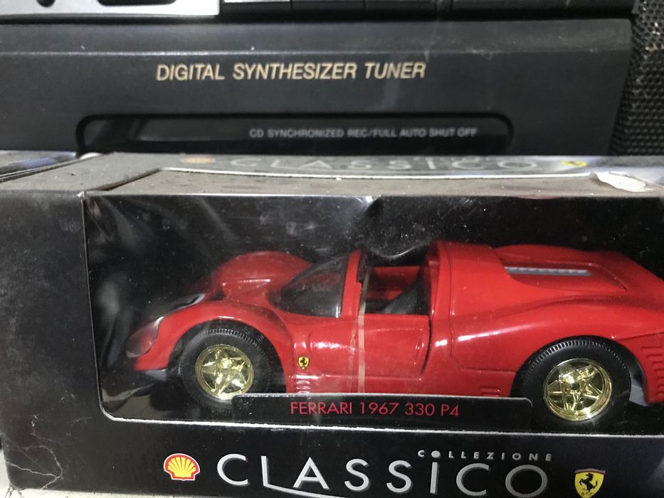 miniatura de carro ferrari colecçao shell