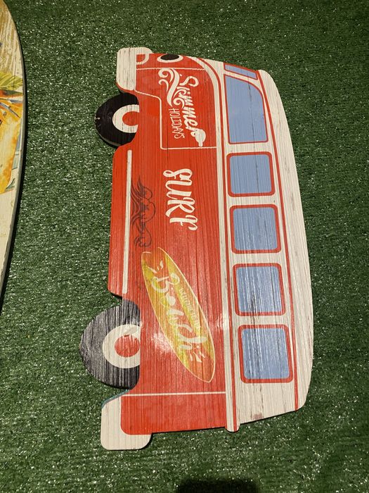 Placa carrinha carocha decoracação