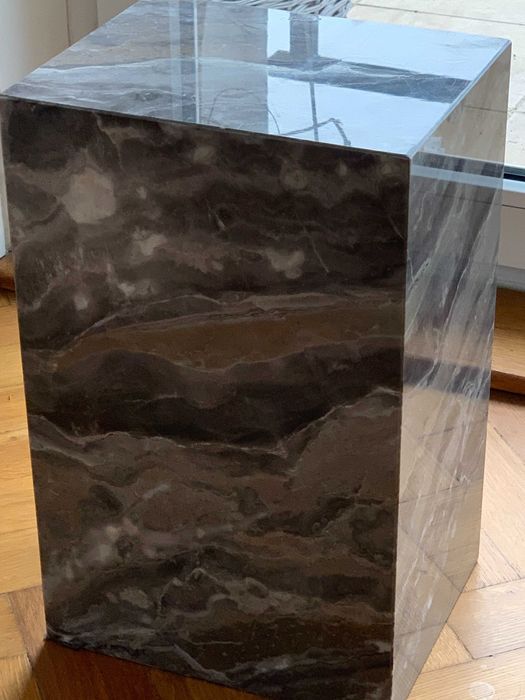 Marmur grigio piemonte, stolik, konsolka, donica
