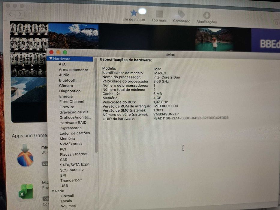 Computador Apple iMac 24" como novo