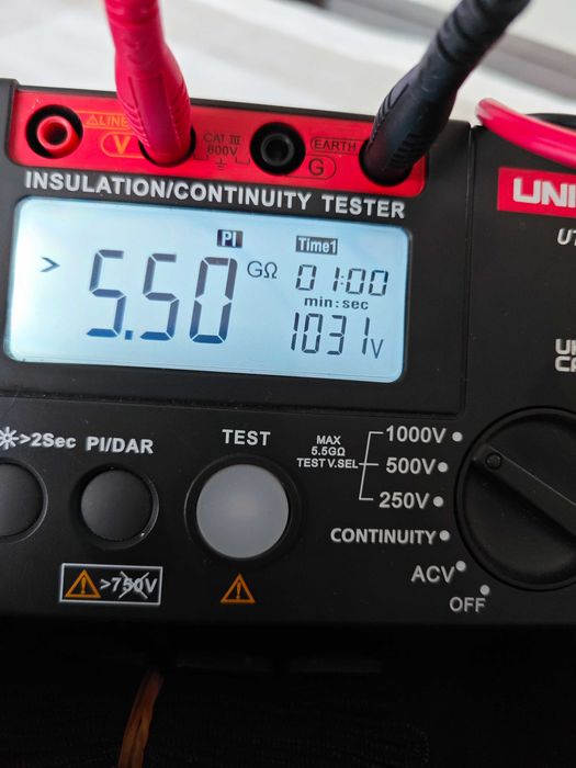 Miernik rezystancji izolacji UT501B - Profesjonalny Tester Izolacji