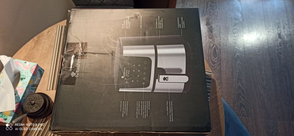 Masterpro Air fryer frytkownica bez tłuszczowa 4,2 l 1400w