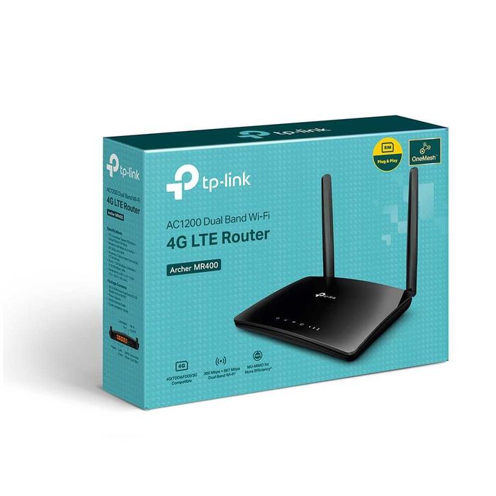 Новый 3G/4G Mesh Wi-Fi Роутер Tp link Archer MR400 AC1200 4G-Modem