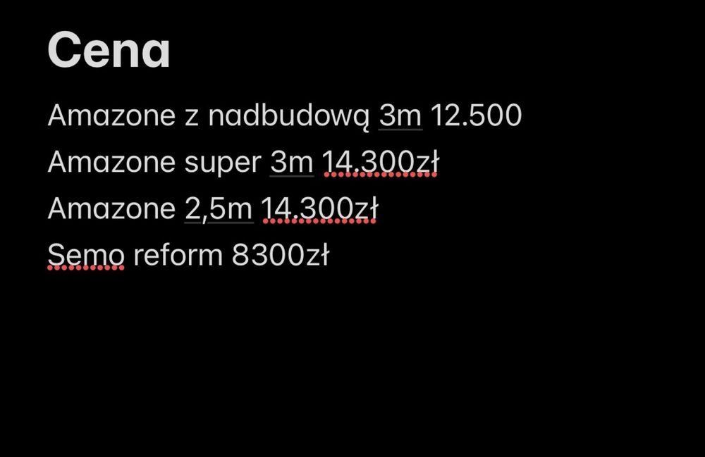 Siewnik zbożowy amazone semo 2,5m 3m