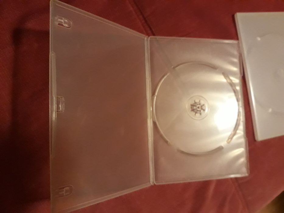 Conjunto de 14 caixas DVD transparentes